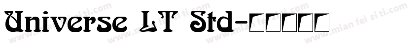 Universe LT Std字体转换